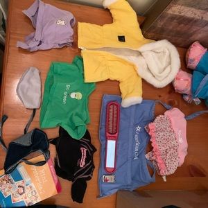 American girl clothing, both brand and off brand